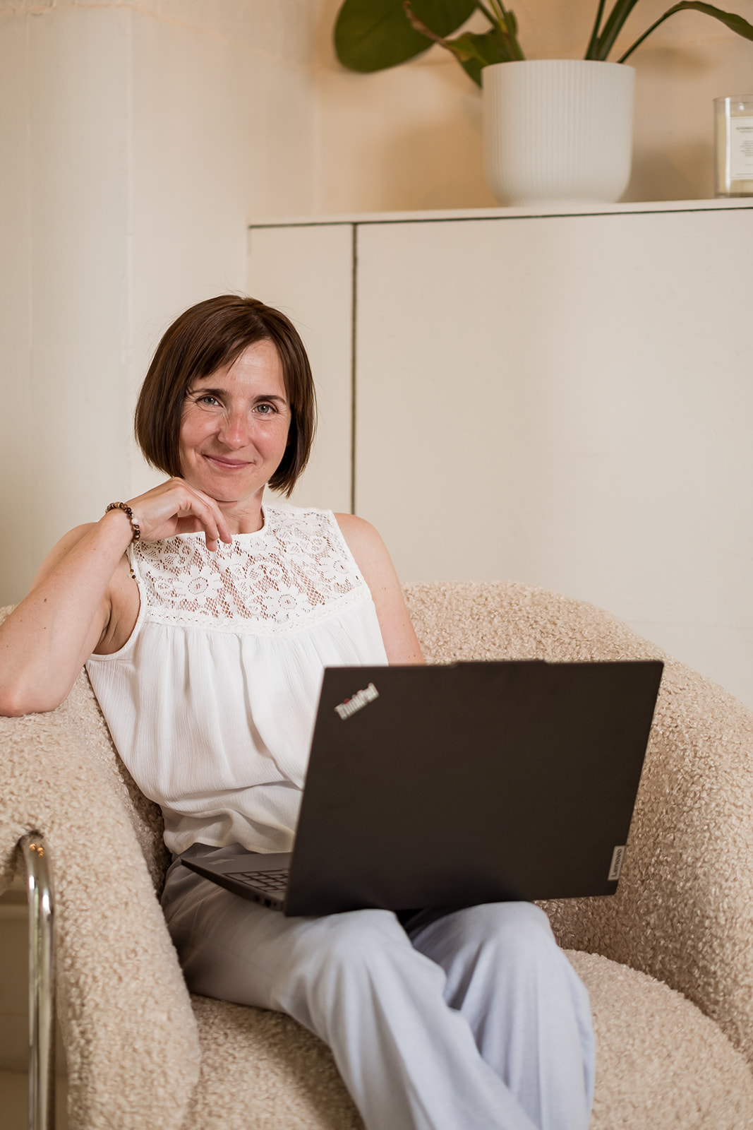Nancy Remané bei der Arbeit